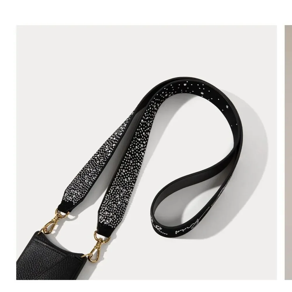 Bandolier Alanis rhinestone lyric crossbody belt/strap